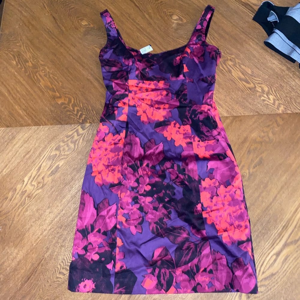 Tahari new silk flower dress